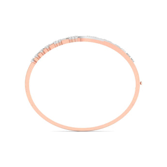 Ivana Jewels Bracelets Geometric Line Diamond Bangle