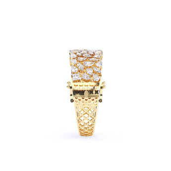 Ivana Jewels Bracelets Glorious Floral Diamond Bangle