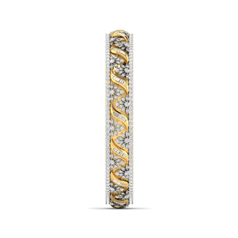Ivana Jewels Bracelets Gold Diamond Bangle