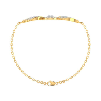 Ivana Jewels Bracelets Gold Diamond Circle Band