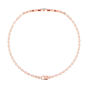 Ivana Jewels Bracelets Gold Heart Diamond Band