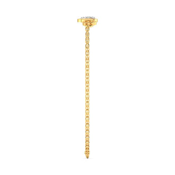 Ivana Jewels Bracelets Gold Heart Diamond Band