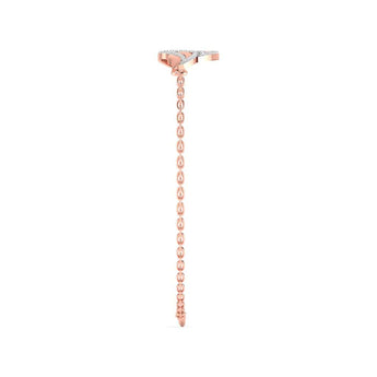 Ivana Jewels Bracelets Gold Leaf Diamond Bracelet
