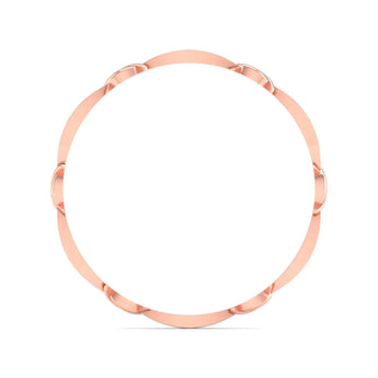Ivana Jewels Bracelets Interwoven Diamond Bangle