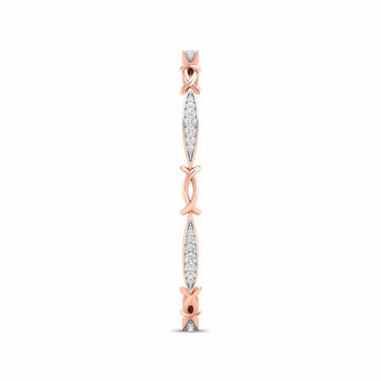 Ivana Jewels Bracelets Interwoven Diamond Bangle