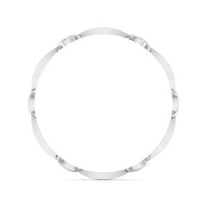 Ivana Jewels Bracelets Interwoven Diamond Bangle