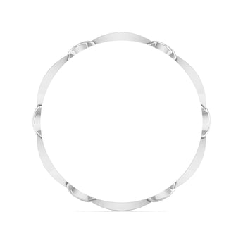 Ivana Jewels Bracelets Interwoven Diamond Bangle