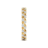 Ivana Jewels Bracelets Leaf Design Diamond Bangle