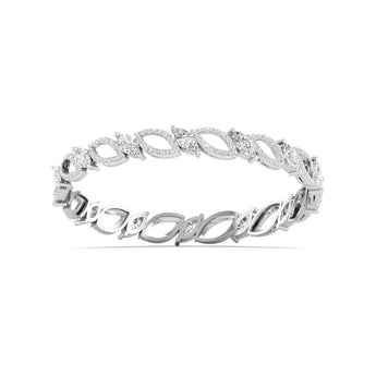 Ivana Jewels Bracelets Leaf Diamond Bracelet