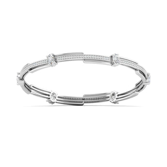 Ivana Jewels Bracelets Linear Diamond Bangle