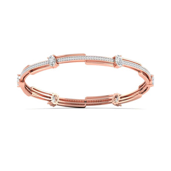 Ivana Jewels Bracelets Linear Diamond Bangle