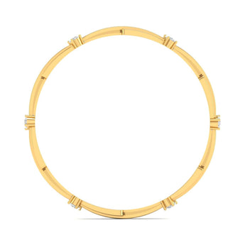 Ivana Jewels Bracelets Linear Diamond Bangle