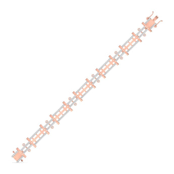 Ivana Jewels Bracelets Linear Diamond Link Bracelet