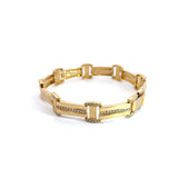 Ivana Jewels Bracelets Linear Round Cut Diamonds Men's Bracelet