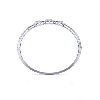 Ivana Jewels Bracelets Minimalist Baguette Bangle