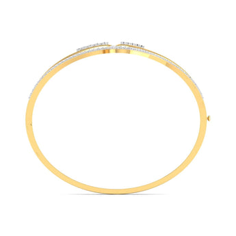 Ivana Jewels Bracelets Open Design Diamond Bangle