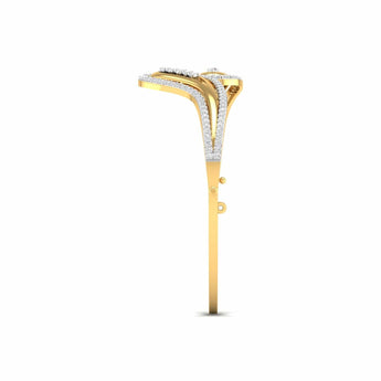 Ivana Jewels Bracelets Open Design Diamond Bangle