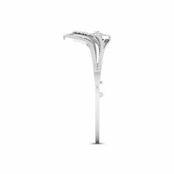 Ivana Jewels Bracelets Open Design Diamond Bangle