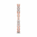 Ivana Jewels Bracelets Pave Gold Diamond Bangle