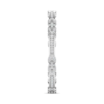 Ivana Jewels Bracelets Pave Gold Diamond Bangle