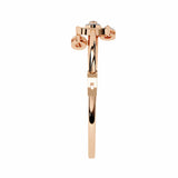 Ivana Jewels Bracelets Pear-Shaped Diamond Gold Bangle