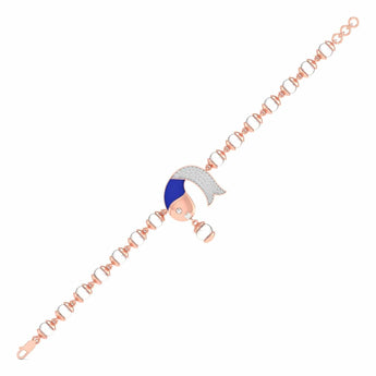Ivana Jewels Bracelets Pearl and Diamond  Charm Bracelet