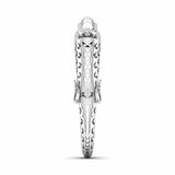 Ivana Jewels Bracelets Pearl Halo Diamond Bangle