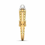 Ivana Jewels Bracelets Pearl Halo Diamond Bangle