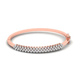 Ivana Jewels Bracelets Rose Gold / 14KT 1.10 Carat Diamond Gold Bangle