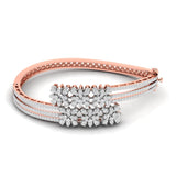 Ivana Jewels Bracelets Rose Gold / 14KT 2.35ct Oval Diamond Bangle