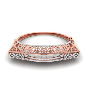 Ivana Jewels Bracelets Rose Gold / 14KT 3.00ct  Accent Diamond Bangle