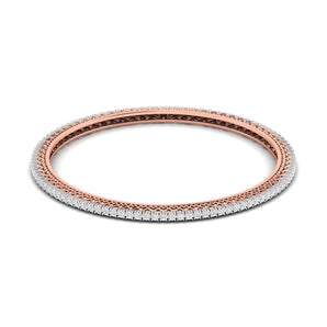 Ivana Jewels Bracelets Rose Gold / 14KT 7 Carat Diamond Gold Bangles