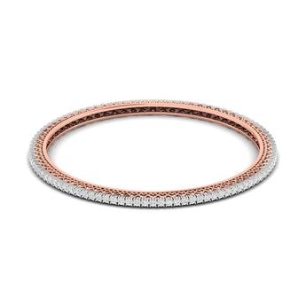 Ivana Jewels Bracelets Rose Gold / 14KT 7 Carat Diamond Gold Bangles