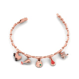 Ivana Jewels Bracelets Rose Gold / 14KT Charming Gold Charm Bracelet