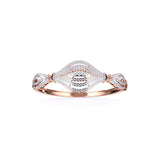 Ivana Jewels Bracelets Rose Gold / 14KT Classic Design with Round Diamonds Bangle