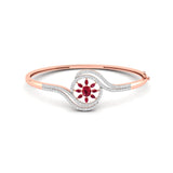 Ivana Jewels Bracelets Rose Gold / 14KT Classic Ruby Bangle