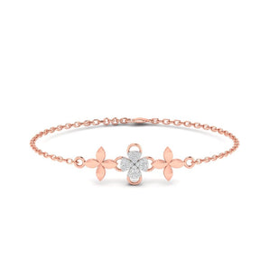 Ivana Jewels Bracelets Rose Gold / 14KT Clustered Flower Gold