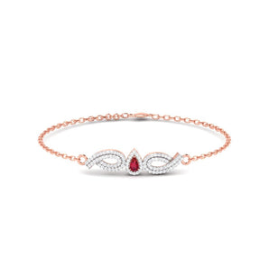 Ivana Jewels Bracelets Rose Gold / 14KT Dainty Diamond Gold Bracelet