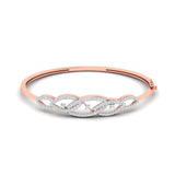 Ivana Jewels Bracelets Rose Gold / 14KT Designer Diamond Bangle