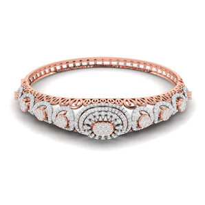 Ivana Jewels Bracelets Rose Gold / 14KT Designer Gold Diamond Bangle