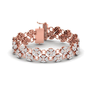 Ivana Jewels Bracelets Rose Gold / 14KT Diamond Tennis Bracelet