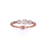 Ivana Jewels Bracelets Rose Gold / 14KT Fancy & Round Shape Diamonds Classy Bracelet