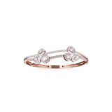 Ivana Jewels Bracelets Rose Gold / 14KT Fancy Shape Diamonds Classic Design Bangle For Her