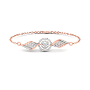 Ivana Jewels Bracelets Rose Gold / 14KT Gold Diamond Circle Band