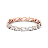 Ivana Jewels Bracelets Rose Gold / 14KT Leaf Diamond Bracelet