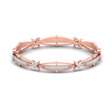 Ivana Jewels Bracelets Rose Gold / 14KT Star Diamond Bangle