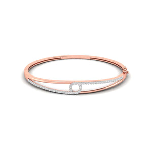Ivana Jewels Bracelets Rose Gold / 14KT Traditional Diamond Bangle