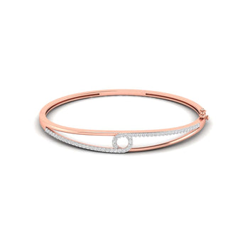 Ivana Jewels Bracelets Rose Gold / 14KT Traditional Diamond Bangle