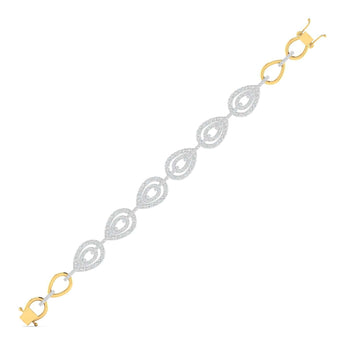 Ivana Jewels Bracelets Round Brilliant Diamond Bangle