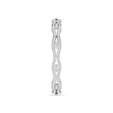 Ivana Jewels Bracelets Sculpted Gold Diamond Bangle